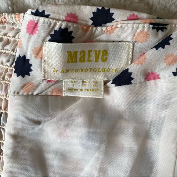 Anthropologie- Maeve Bow- Tie One Shoulder Top - Picture 3 of 14